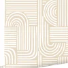 ESTAhome papier peint graphique 3D sable beige - 53 cm x 10.05 m - 139935