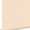 ESTAhome papier peint hexagone rose pêche clair - 53 cm x 10.05 m - 139226