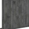 ESTAhome papier peint imitation bois noir et marron - 53 cm x 10.05 m - 128841