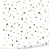 ESTAhome papier peint imitation terrazzo blanc, rose clair et vert menthe - 53 cm x 10.05 m - 139033