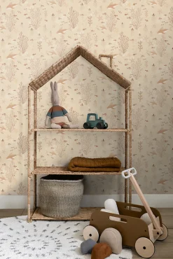 ESTAhome papier peint le monde sous-marin beige chaud - 50 x 900 cm - 130930