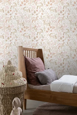 ESTAhome papier peint licornes beige - 53 cm x 10.05 m - 139873