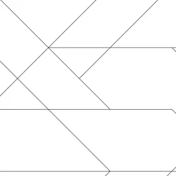ESTAhome papier peint lignes graphiques noir et blanc - 53 cm x 10.05 m - 139235