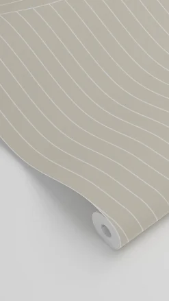 ESTAhome papier peint lignes graphiques beige - 50 x 900 cm - 139927