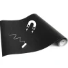 ESTAhome papier peint magnétique ardoise noir - 53 x 300 cm - 155001