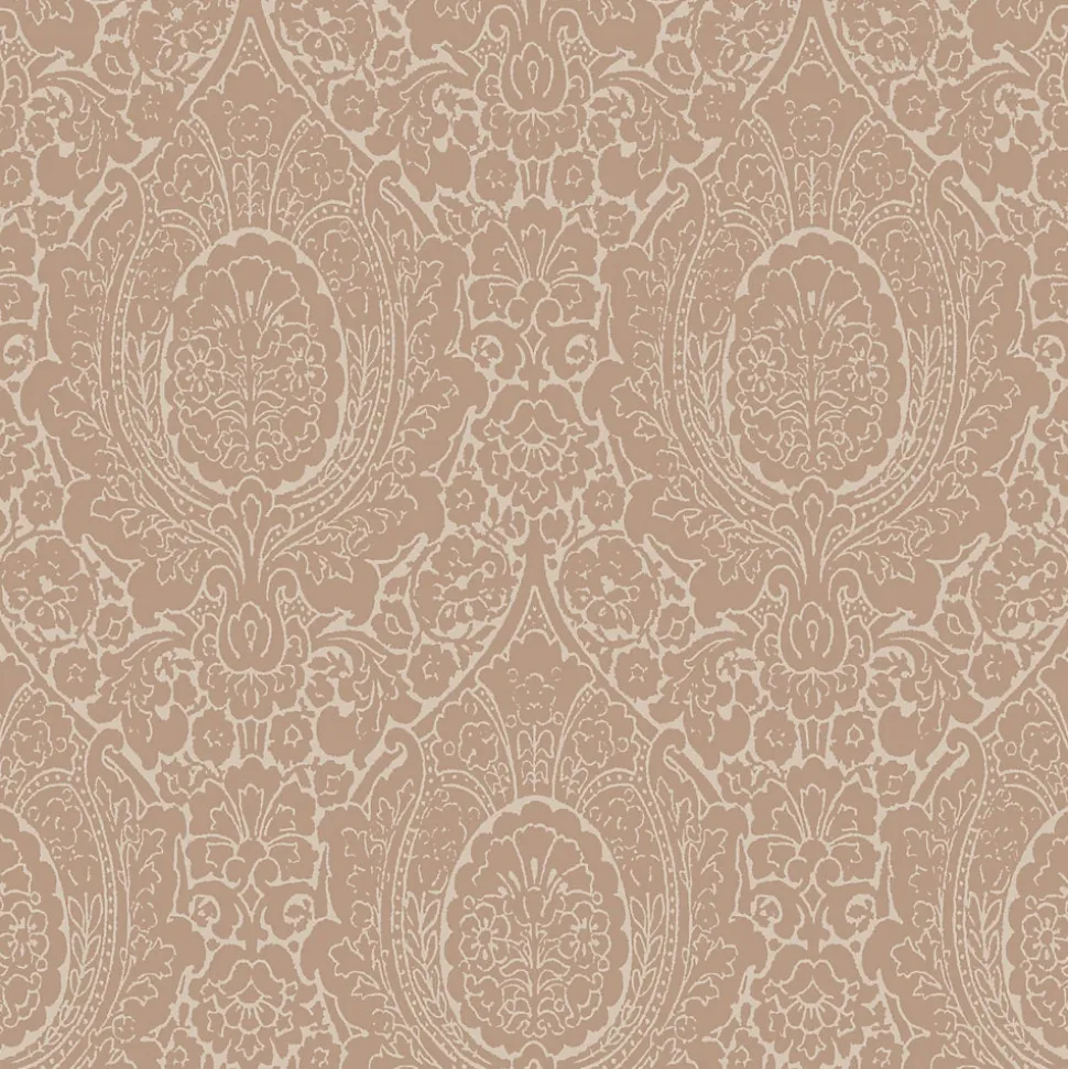 ESTAhome papier peint ornement vieux rose - 50 x 900 cm - 139632