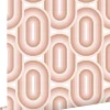 ESTAhome papier peint ornements au style rétro rose clair - 50 x 900 cm - 130982