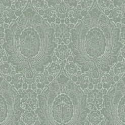 ESTAhome papier peint ornement vert grisé - 50 x 900 cm - 139633