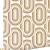 ESTAhome papier peint ornements au style rétro beige et marron - 50 x 900 cm - 130981