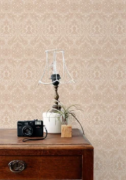 ESTAhome papier peint ornement rose clair - 50 x 900 cm - 139639