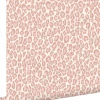 ESTAhome papier peint peau de léopard rose pêche - 53 cm x 10.05 m - 128821