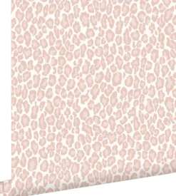 ESTAhome papier peint peau de léopard rose clair - 53 cm x 10.05 m - 139150