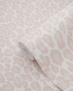 ESTAhome papier peint peau de léopard rose clair - 53 cm x 10.05 m - 139150