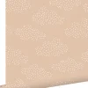 ESTAhome papier peint petits nuages terracotta claire - 50 x 900 cm - 139518