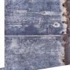 ESTAhome papier peint plaques métalliques bleu et marron - 53 cm x 10.05 m - 138219