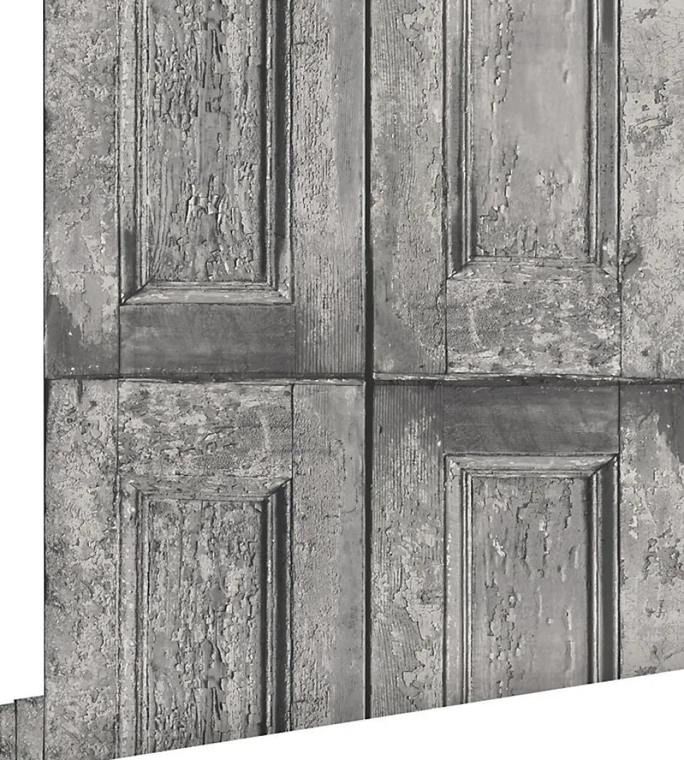 ESTAhome papier peint portes à panneaux gris - 53 cm x 10.05 m - 138209