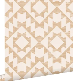 ESTAhome papier peint tapis Marrakech beige - 53 cm x 10.05 m - 139550