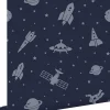 ESTAhome papier peint Univers bleu foncé - 50 x 900 cm - 139463