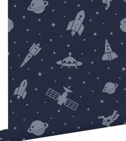 ESTAhome papier peint Univers bleu foncé - 50 x 900 cm - 139463