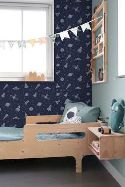 ESTAhome papier peint Univers bleu foncé - 50 x 900 cm - 139463