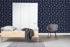 ESTAhome papier peint Univers bleu foncé - 50 x 900 cm - 139463