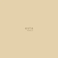 ESTAhome papier peint uni beige - 53 cm x 10.05 m - 137011