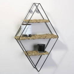 Etagère murale design métal et corde Natural Living