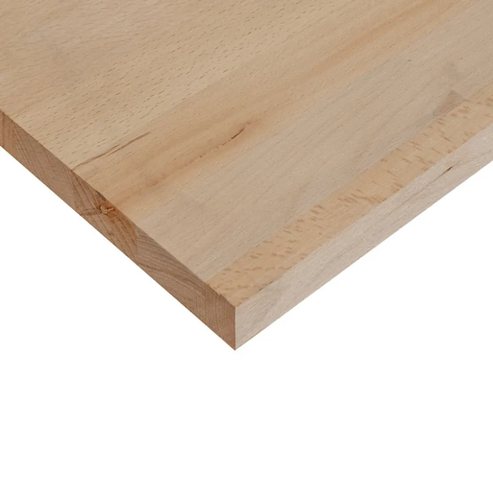 Etagère murale Hêtre bois massif L.80 X l.30 cm, Ep.26 mm