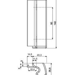 Fermeture en applique aluminium - SORGHO 6127 - La croisée DS