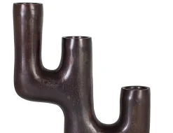 Figurine décorative en aluminium avec finition bronze