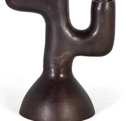 Figurine décorative en aluminium avec finition bronze