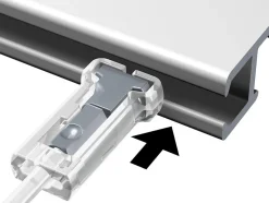 Fil perlon Twister 2 mm Cliq2Fix - Accessoire Cimaise Artiteq 150 cm , Pack de 5