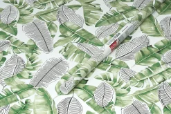 Film adhésif décoratif D-C-Fix Dekore Liva PVC avec adhésif feuillage lisee mat et satiné vert L. 200 x l. 67,5 cm