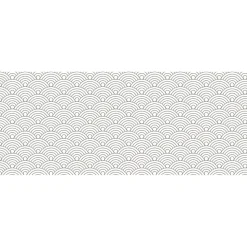 Film Fenêtre Anti Regard Occultant - ART DÉCO ÉVENTAIL - Stickers pour Vitres & Porte de Douche - 40x100cm
