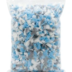 Flocons de mousse de rembourrage déchiquetée polyuréthane BANANAIR, sachet 1000 L