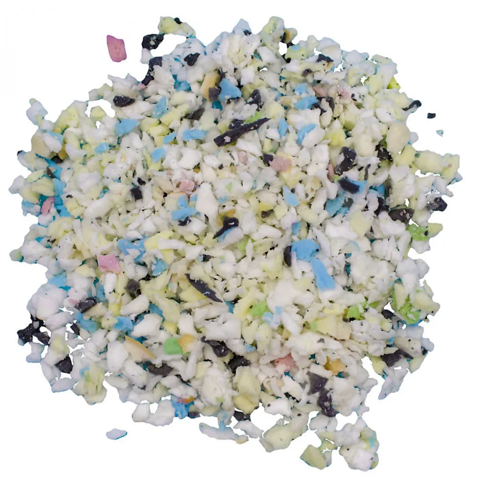 Flocons de mousse polyuréthane de rembourrage recyclée - 1000 L - Vivezen