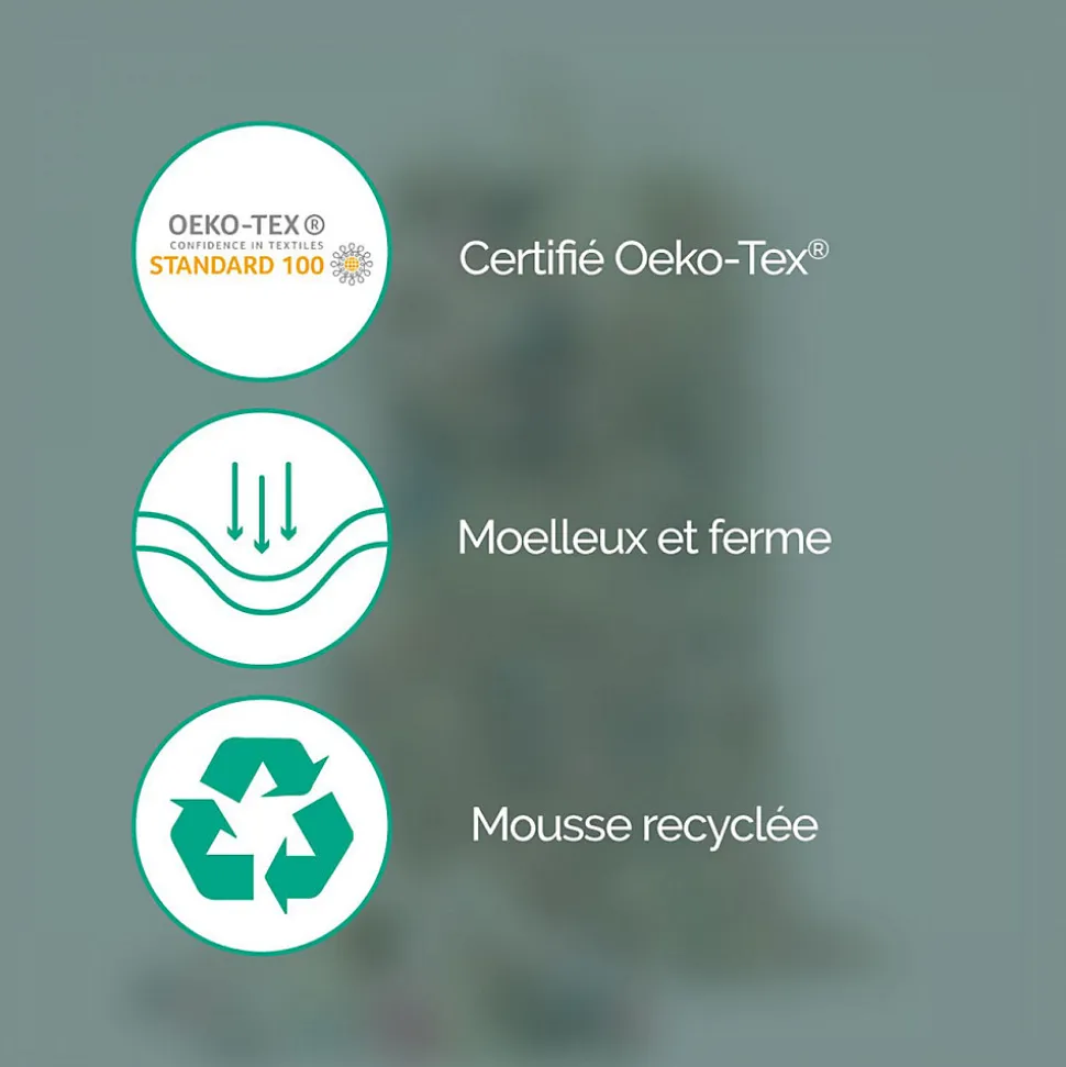 Flocons de mousse polyuréthane de rembourrage recyclée - 1000 L - Vivezen