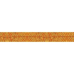 Frise adhésive 10 cm X 300 cm, décoration murale africaine géométrique, couleur, pour murs intérieurs.