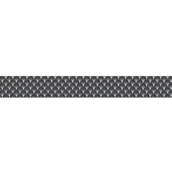 Frise adhésive autocollante 5 cm X 300 cm - Déco murale arboréa noir et blanc éventails - 150 cm
