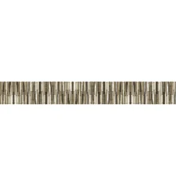 Frise adhésive autocollante 15 cm X 300 cm, motif tiges de bambou marron, décorative pour murs et sols.