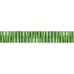 Frise adhésive autocollante 5 cm X 300 cm, décorative, motif tiges de bambou, décoration murale intérieure.