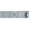 Frise adhésive Carrex Ciment, 10 cm X 300 cm, décoration murale, carrelage gris et bleu