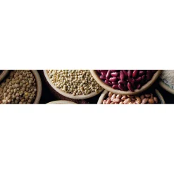 Frise adhésive cuisine alimentaire 15x300cm, décorative avec photos alimentaires