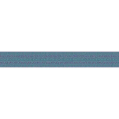 Frise adhésive décorative 10 cm X 300 cm, motif graphique fleur stylisée, vert et violet.