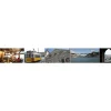 Frise adhésive décorative Portugal 10x300cm: Décoration murale avec photos des sites touristiques.