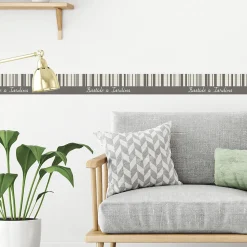 Frise adhésive gris rétro, déco bastide & jardins, 10x300 cm. Décorez votre intérieur
