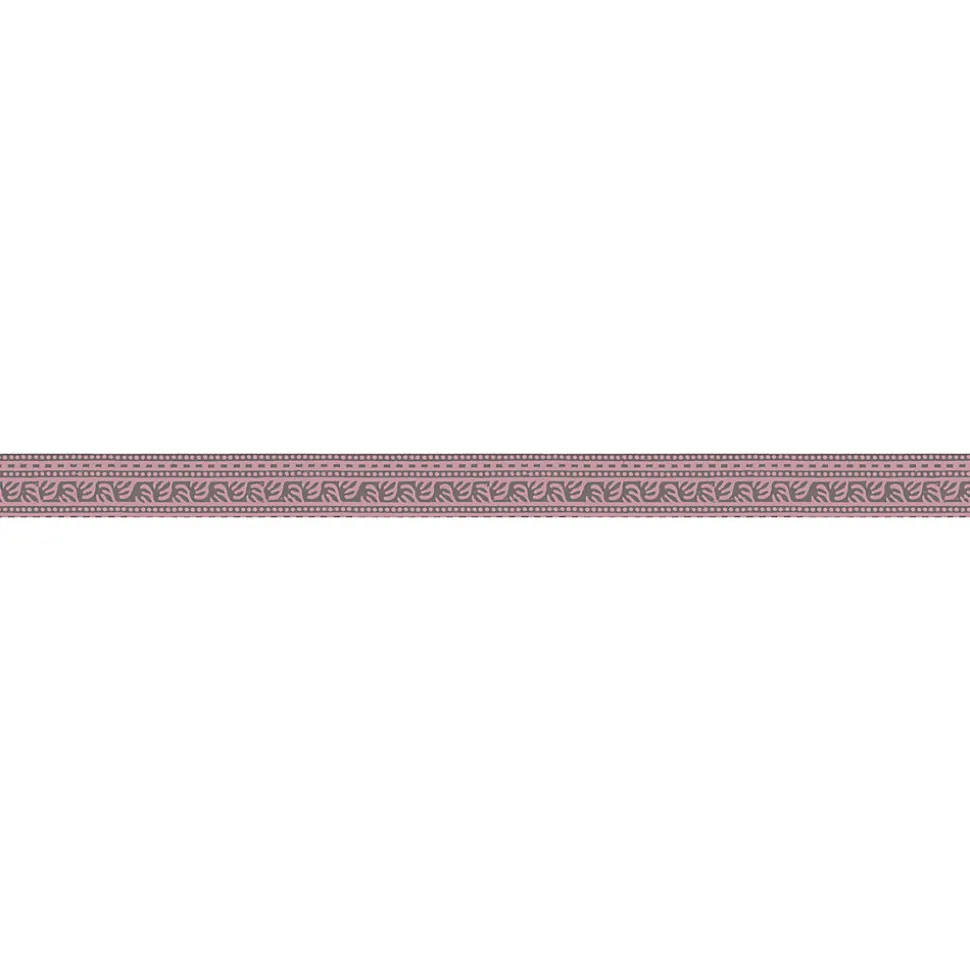 Frise adhésive rose et grise, 5 cm X 300 cm, style géométrique, décoration murale