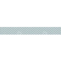 Frise décorative adhésive, arborea blanc, frise graphique au couleur vert d'eau et blanc, 5 cm X 300 cm