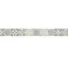 Frise décorative adhésive, borgatella motif carreaux de ciment style ancien, 5 cm X 300 cm