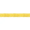 Frise décorative adhésive, lignes horizontales, dessinées, jaune et blanc, 5 cm X 300 cm